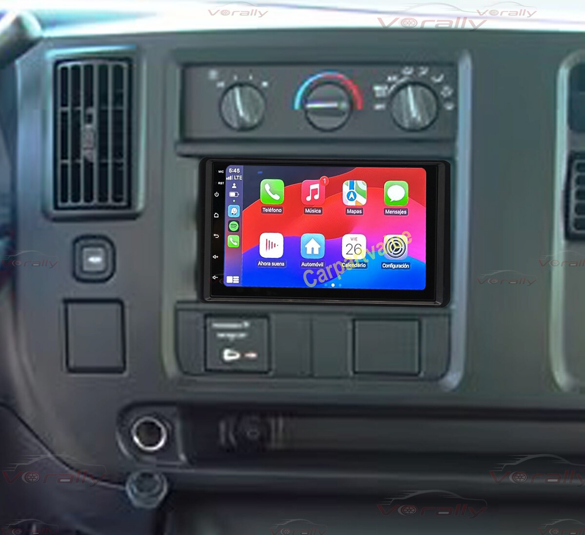 Estéreo Android 14 2+32G Apple Carplay Cámara para GMC Savana 2003-2006 Gps Bt