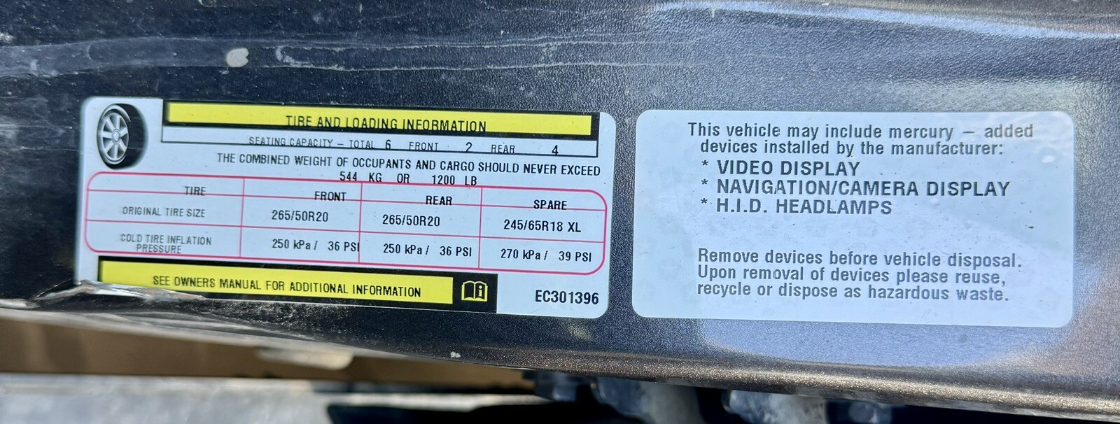 2014 -2017 DODGE DURANGO 8.4″ VP4 RADIO NAVIGATION UCONNECT SCREEN OEM