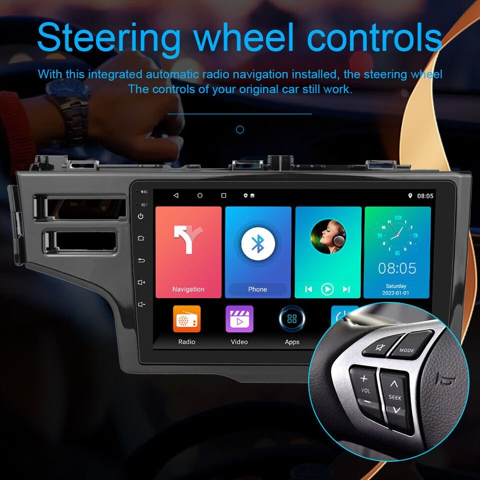 9 Inch Car Stereo Radio GPS Navi Player CarPlay for Honda 2014-2018 2+32GB New
