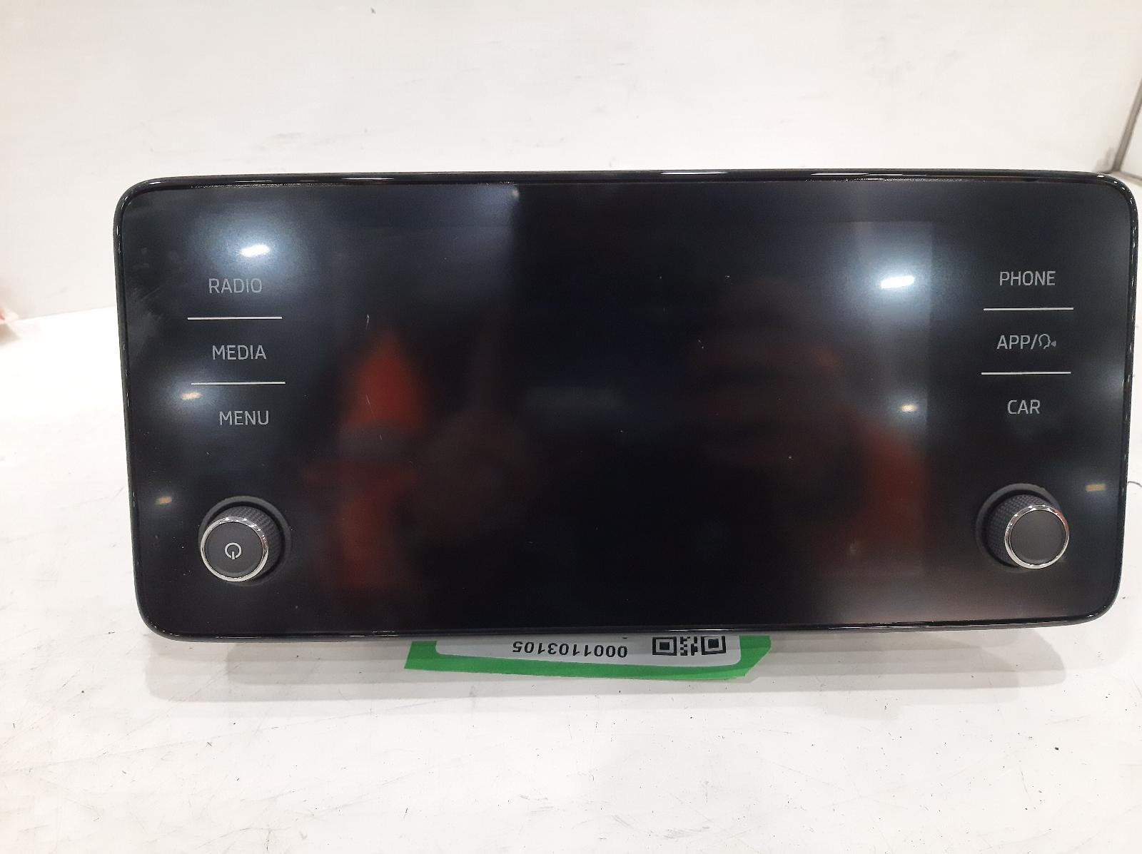 2022 SKODA SCALA Mk1 RADIO DISPLAY