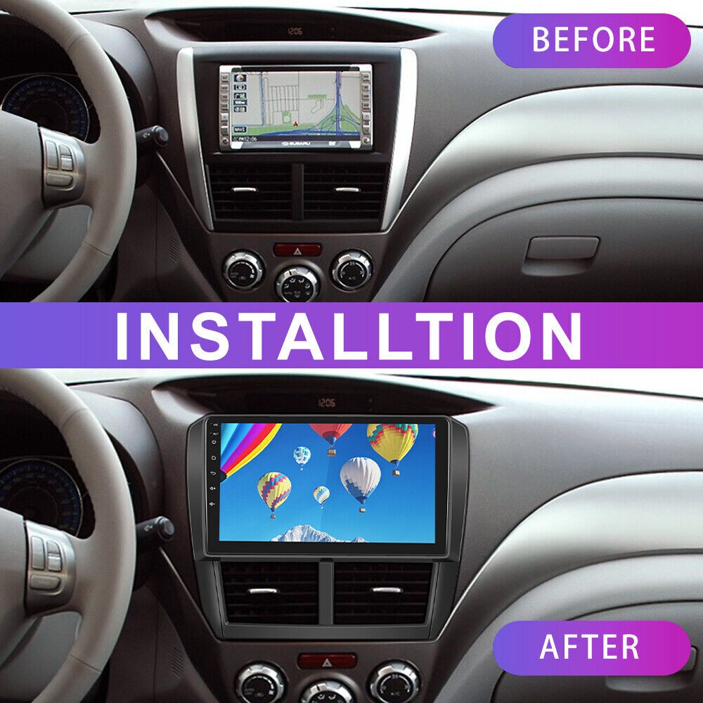 Car Radio Stereo Carplay For 2009-2012 Subaru Forester 4+64G 9in FM RDS
