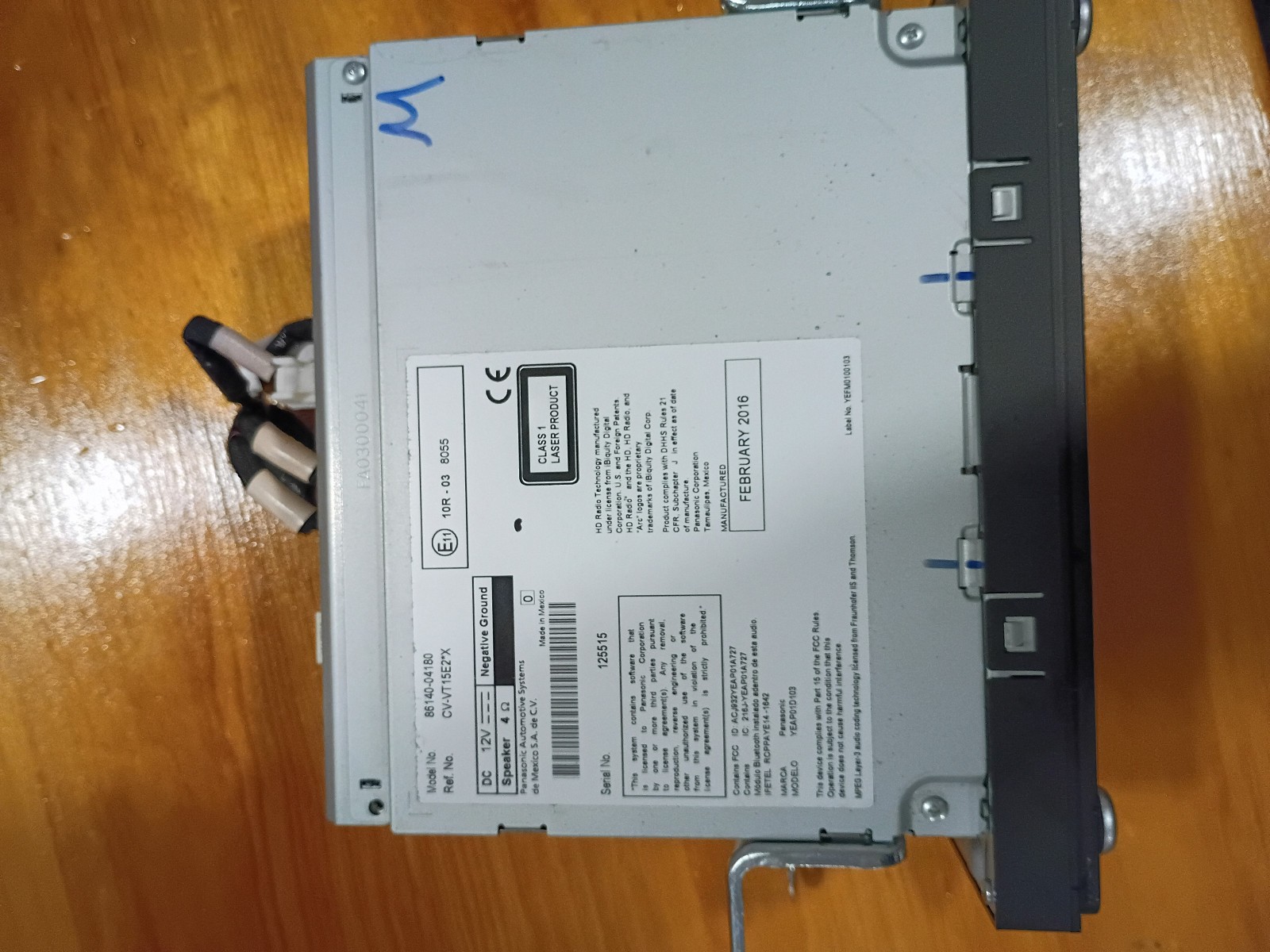 OEM Toyota Tacoma Radio Head Unit Genuine Factory FEB 2016 MODEL 86140-04180