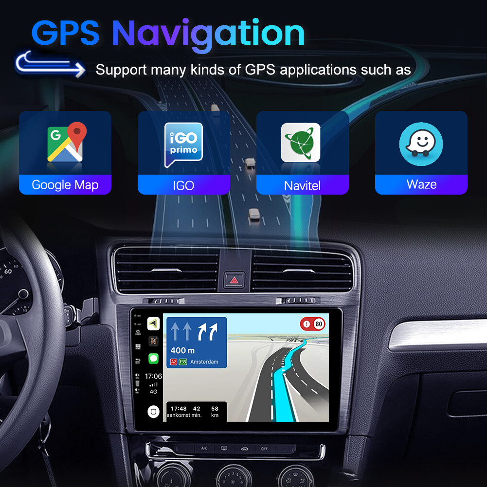 6GB+128GB Android 16 GPS Car Stereo For Volkswagen Golf 7 2012-2020 DSP Car play