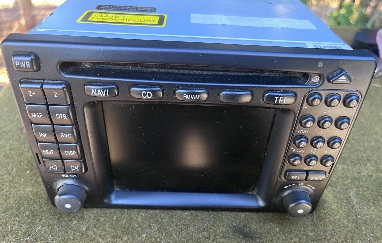 00-03 MERCEDES W210 W208 CLK430 E320 AM/FM RADIO NAVIGATION HEADUNIT SCREEN OEM