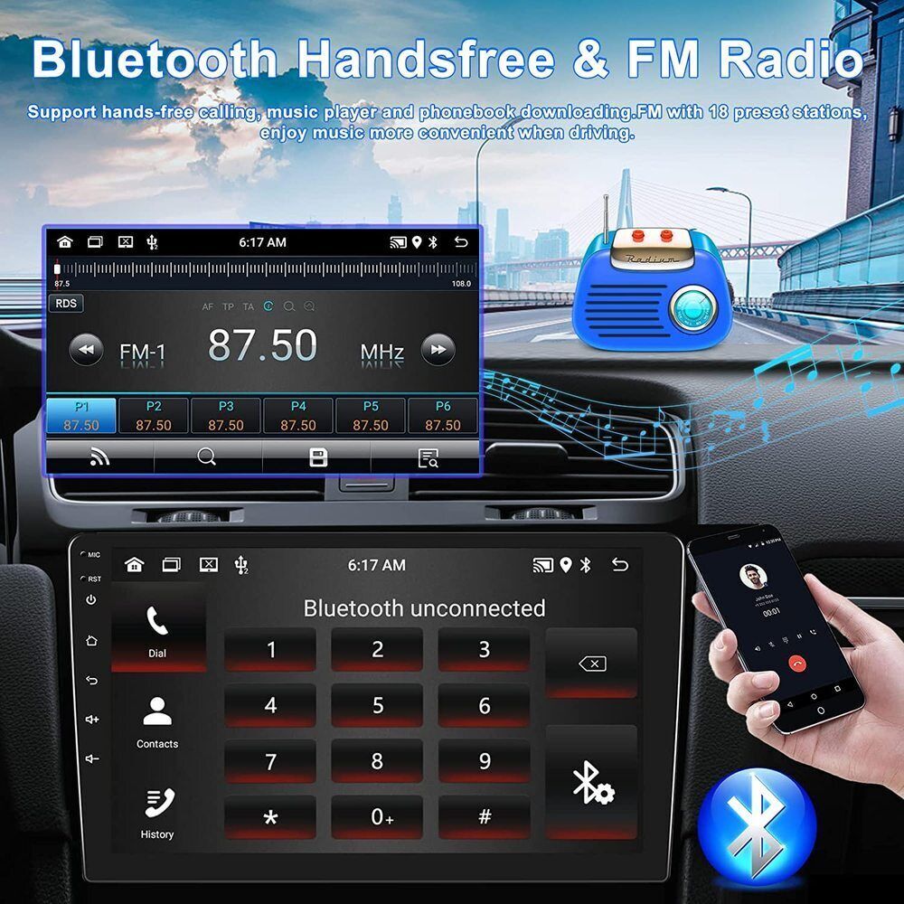 10.1″ Radio Apple CarPlay & Android Auto for Chrysler Town & Country 2008-2016