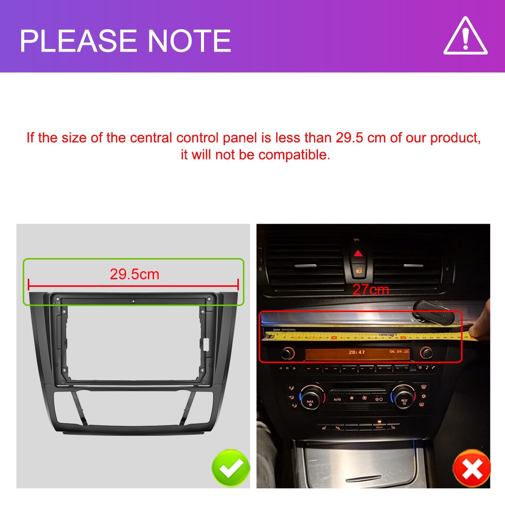 For BMW 1 Series 128 i 135 i 9″ Android 15 Car Stereo Carplay GPS Navi DSP Radio
