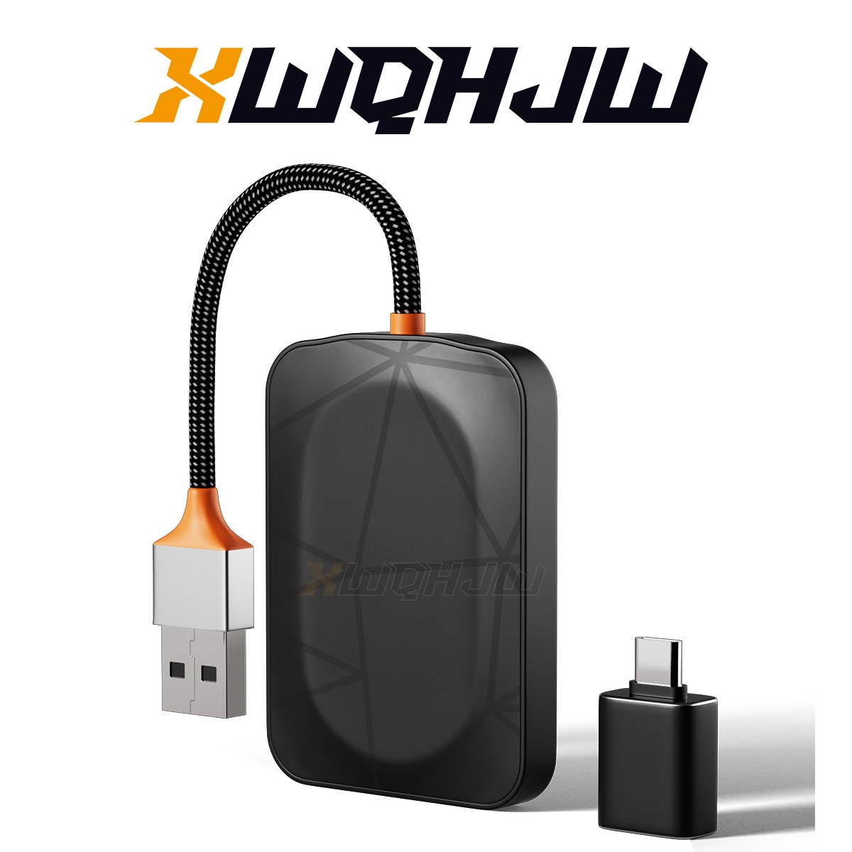 Wireless CarPlay Adapter Plug & Play Fast Connection Low Latency USB Dongle