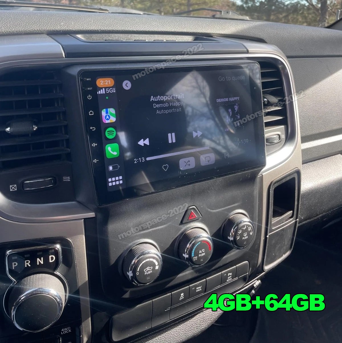 4+64G Android 15 Carplay Radio Stereo For Dodge Ram 1500 2500 3500 2013-2018 GPS