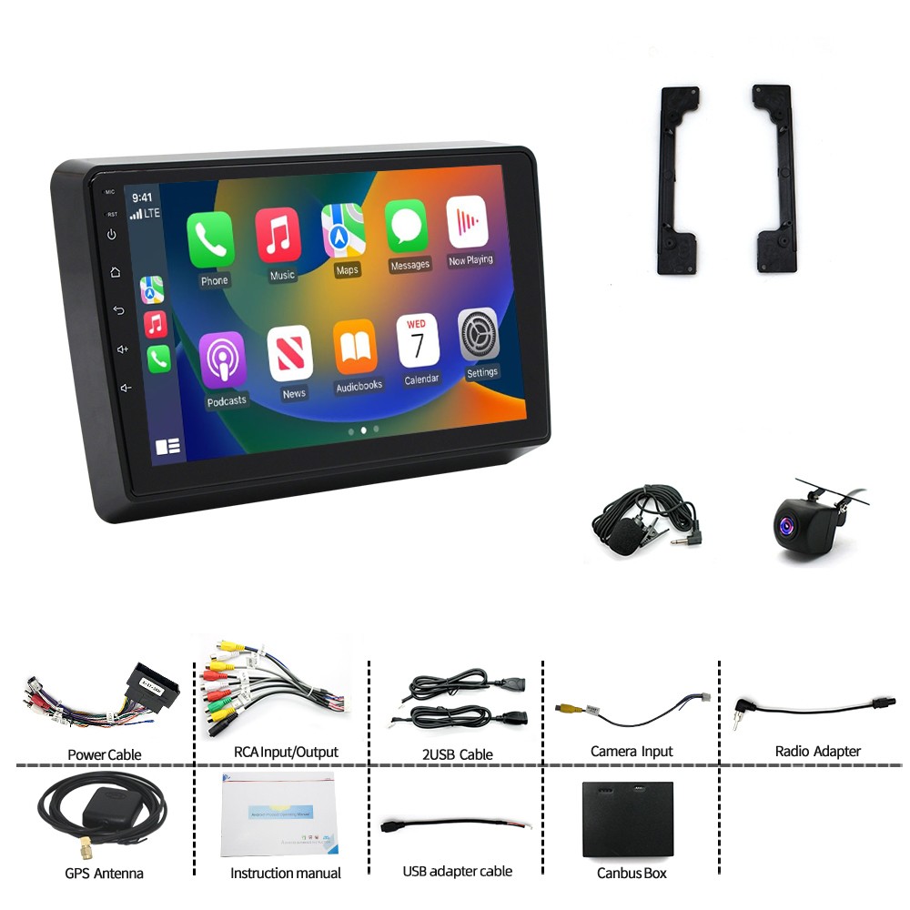For 2013-2016 Dodge Dart Stereo Radio Android 14 CarPlay GPS DSP Touch Screen