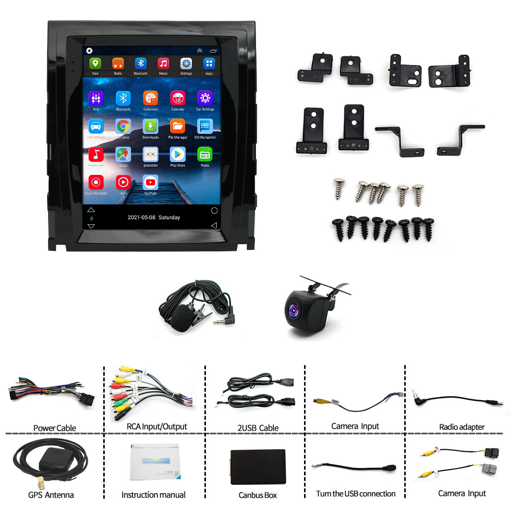64G CarPlay Car Stereo Radio GPS Navi Android 14 For Cadillac Escalade 2007-2014