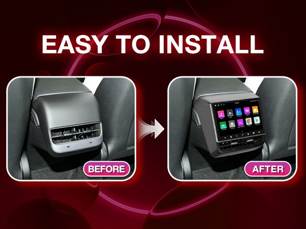 For Tesla Screen Auto Carplay Model 3(2017-2023)/Y (2020-2024） 8.66 inch