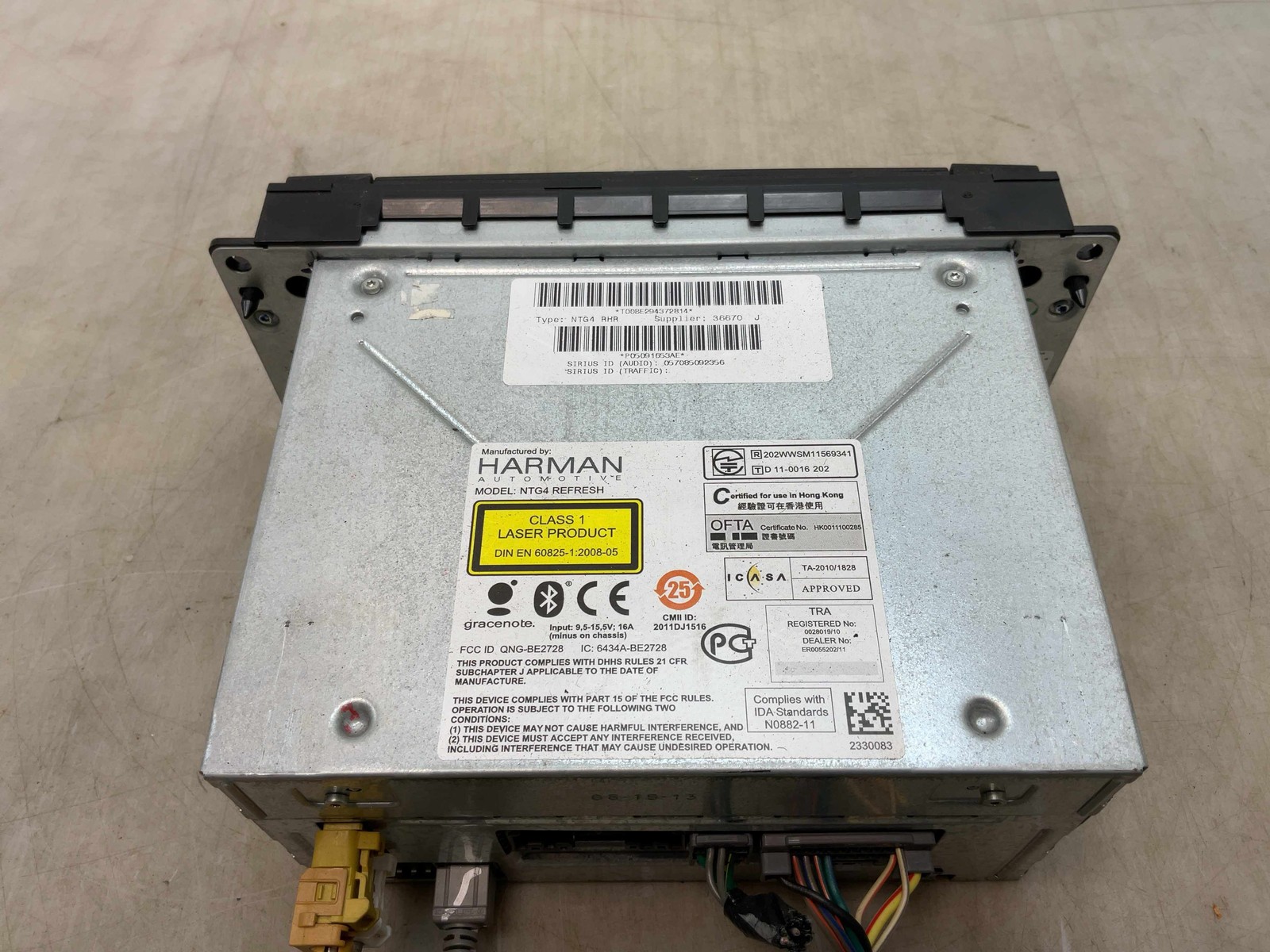 Jeep JK Wrangler OEM RHR Touchscreen Radio P05091653AE 2014 176258