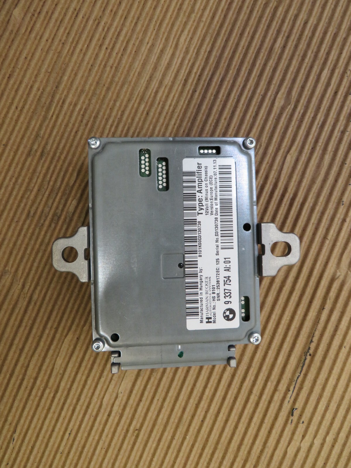 12-17 BMW F10 M5 F06 F12 F13 M6 CONTROL UNIT W ACTIVE SOUND AMPLIFIER 9337754