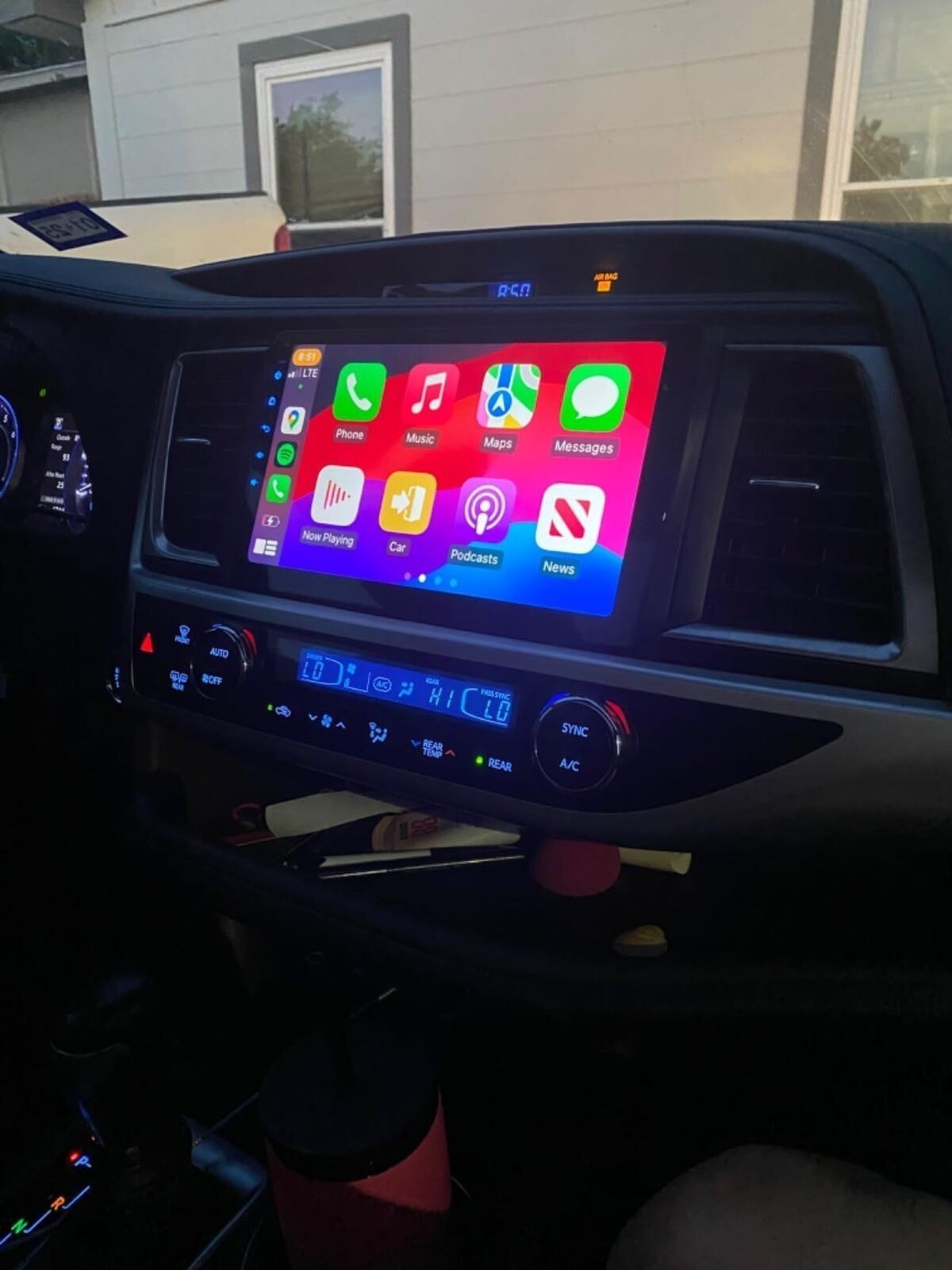 Car Radio Stereo Carplay For 2014-2019 Toyota Highlander 4+64G 10in Cam EQ