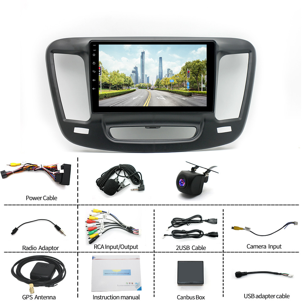 For Chrysler 200 200C 2015-2019 Car Stereo Radio Android 13 Carplay GPS Player
