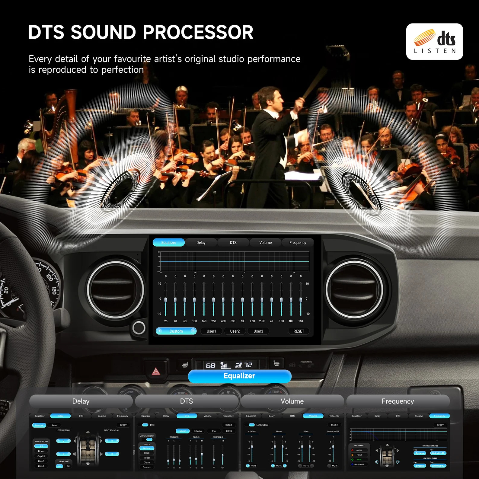 Dasaita CarRadio 11.6″ For Toyota Tacoma 2016-2023 CarPlay GPS 8G+256G