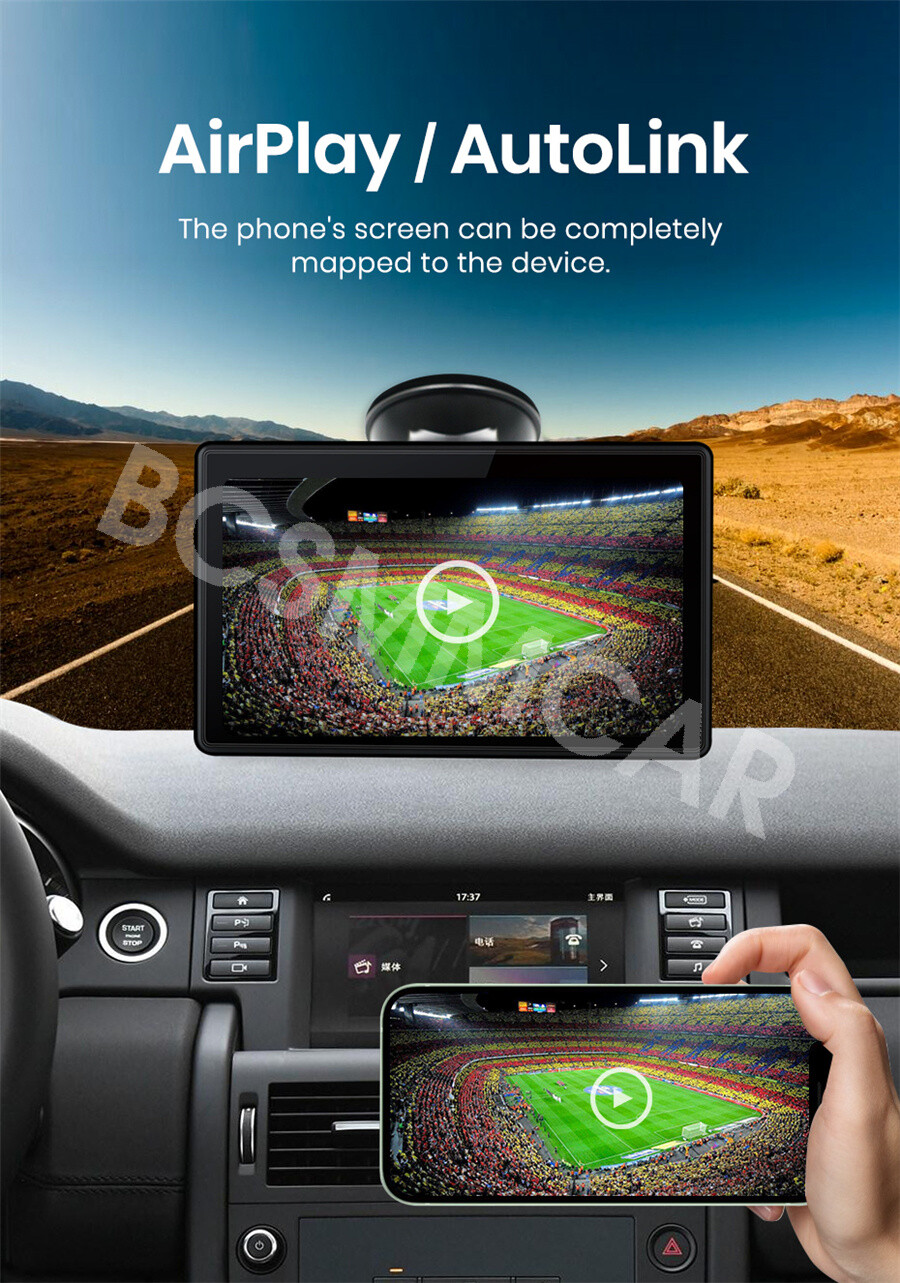 7 In Car MP5 Player Touch Screen Monitor Stereo Radio BT FM For Apple Carplay