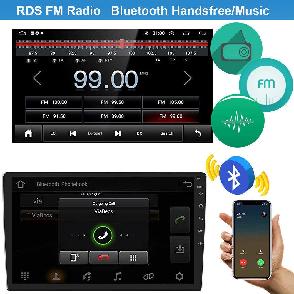 For Subaru Forester Impreza 2007-2013 Car Stereo Radio 2+64GB Wireless CarPlay