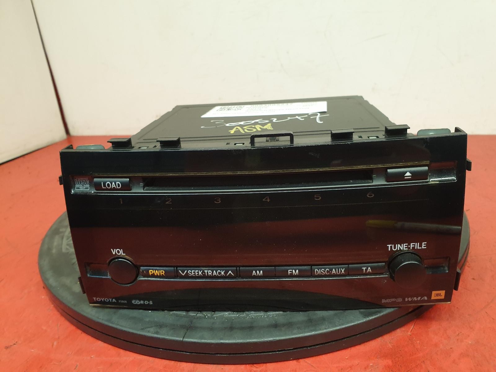 TOYOTA PRIUS RADIO STEREO HEAD UNIT CD 2007 8612047230