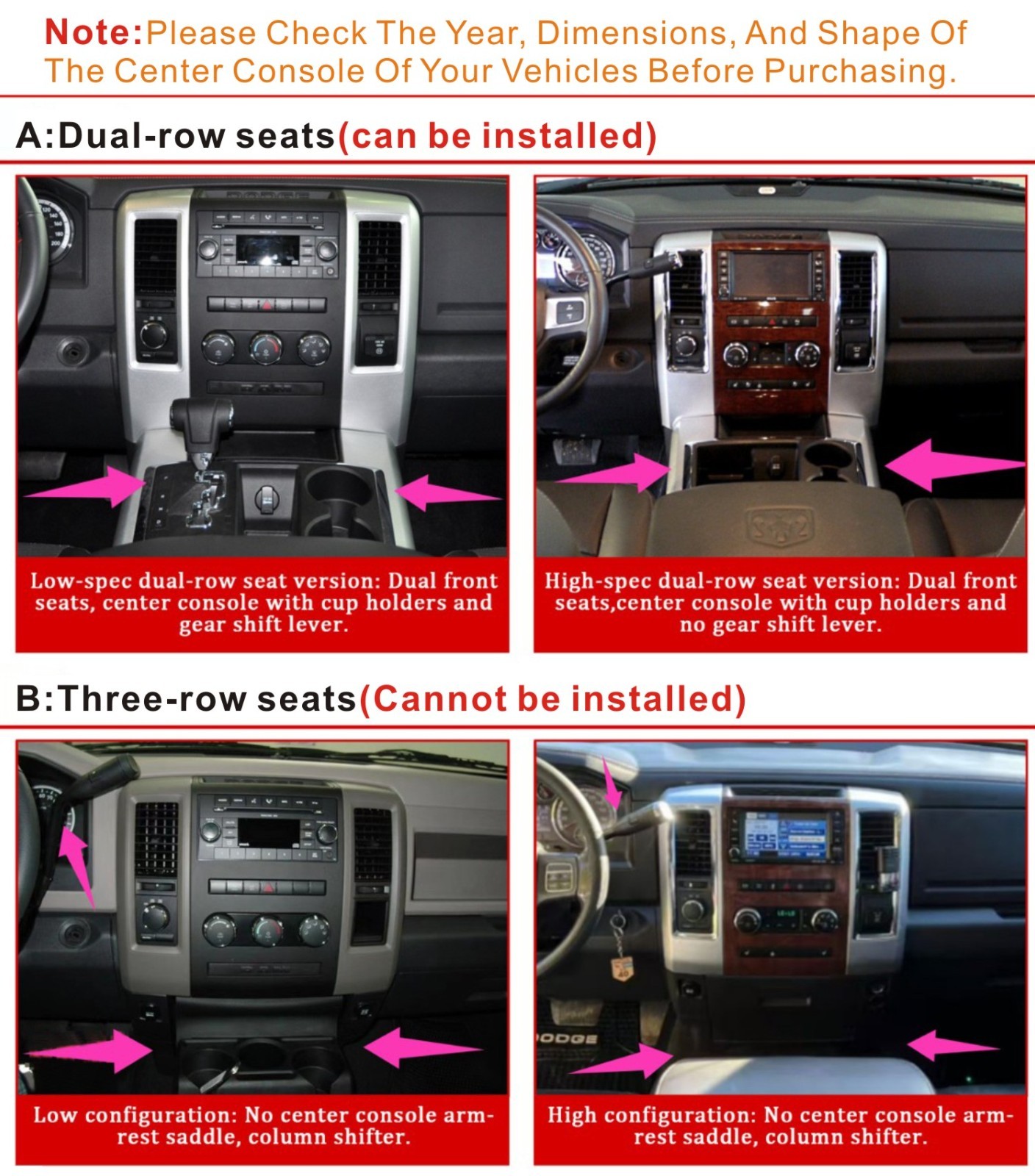 14.5″Radio carplay For Dodge RAM 1500 2500 3500 2008-2013 navigation A/C Player