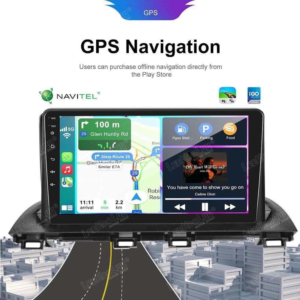 Car Radio Stereo Carplay For Mazda Mazda 3 4+64G 9in Carplay 4+64G