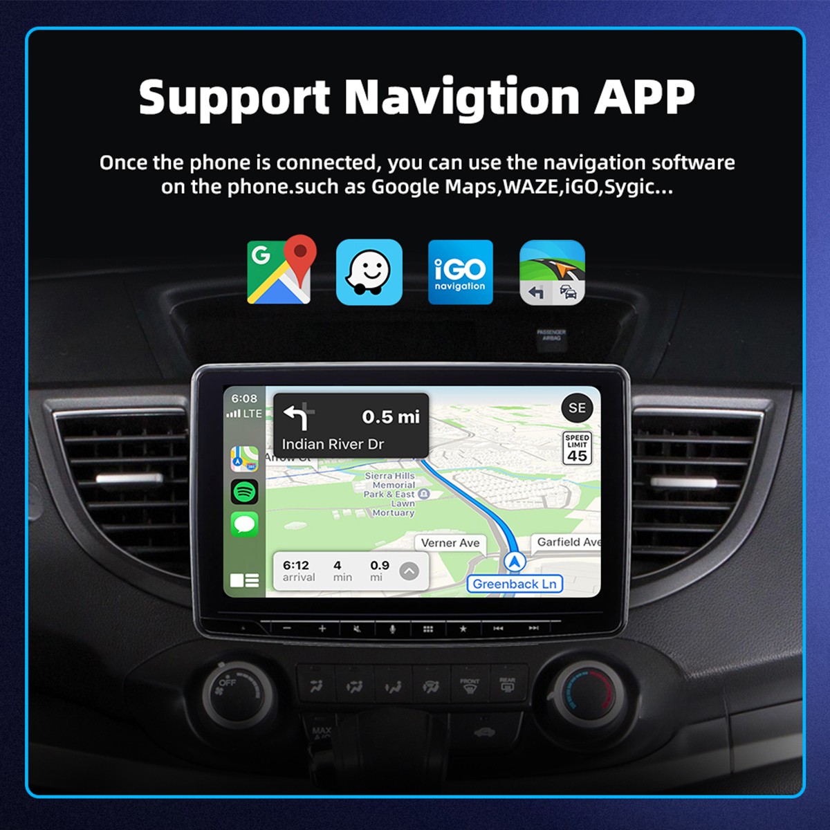 5GHz WiFi USB & Type-C Plug and Play Cable to Wireless CarPlay Mini Adapter US