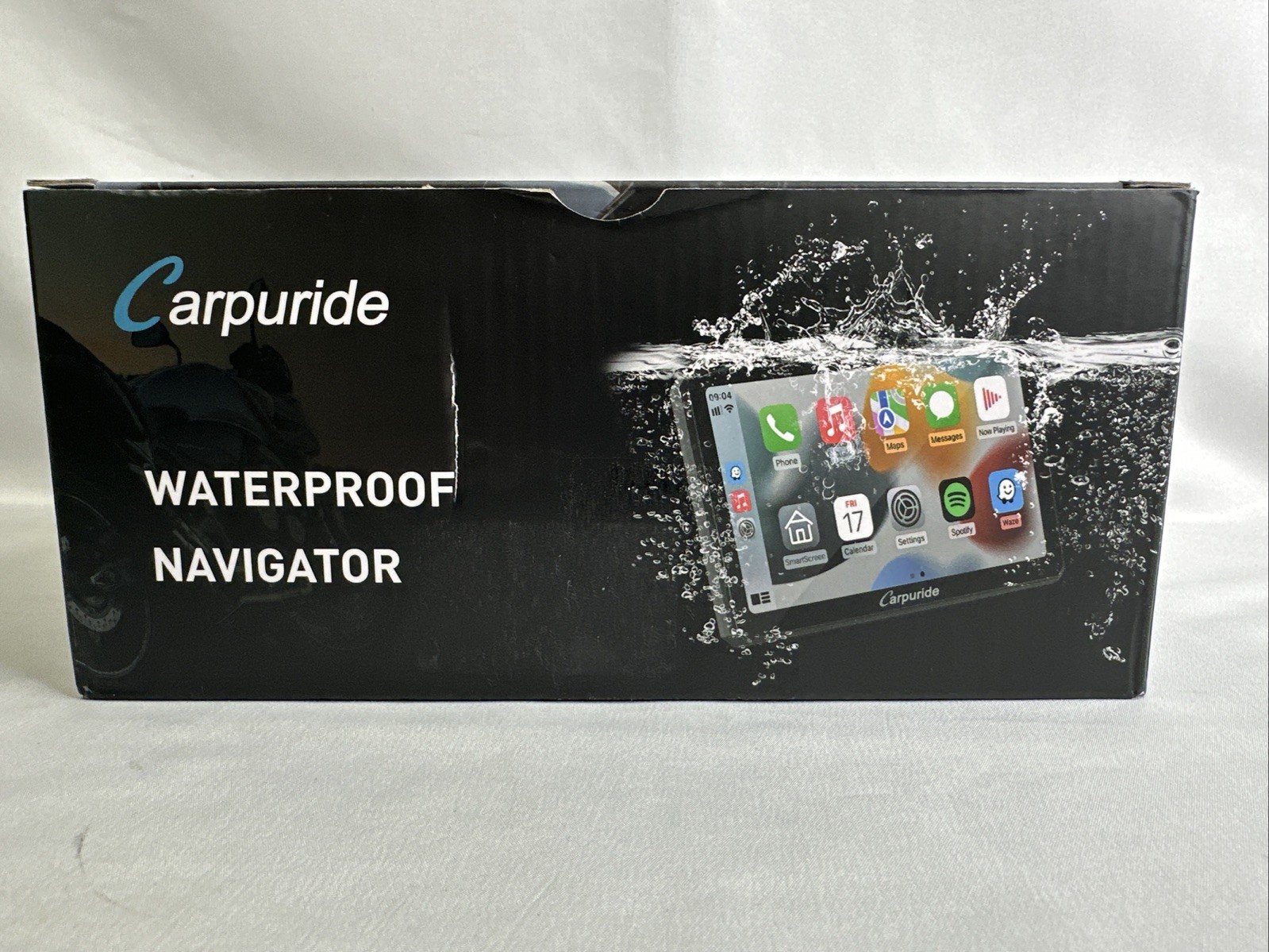 Carpuride W702PRO Motorcycle CarPlay Android Auto Dual Bluetooth – 7″ – New Open
