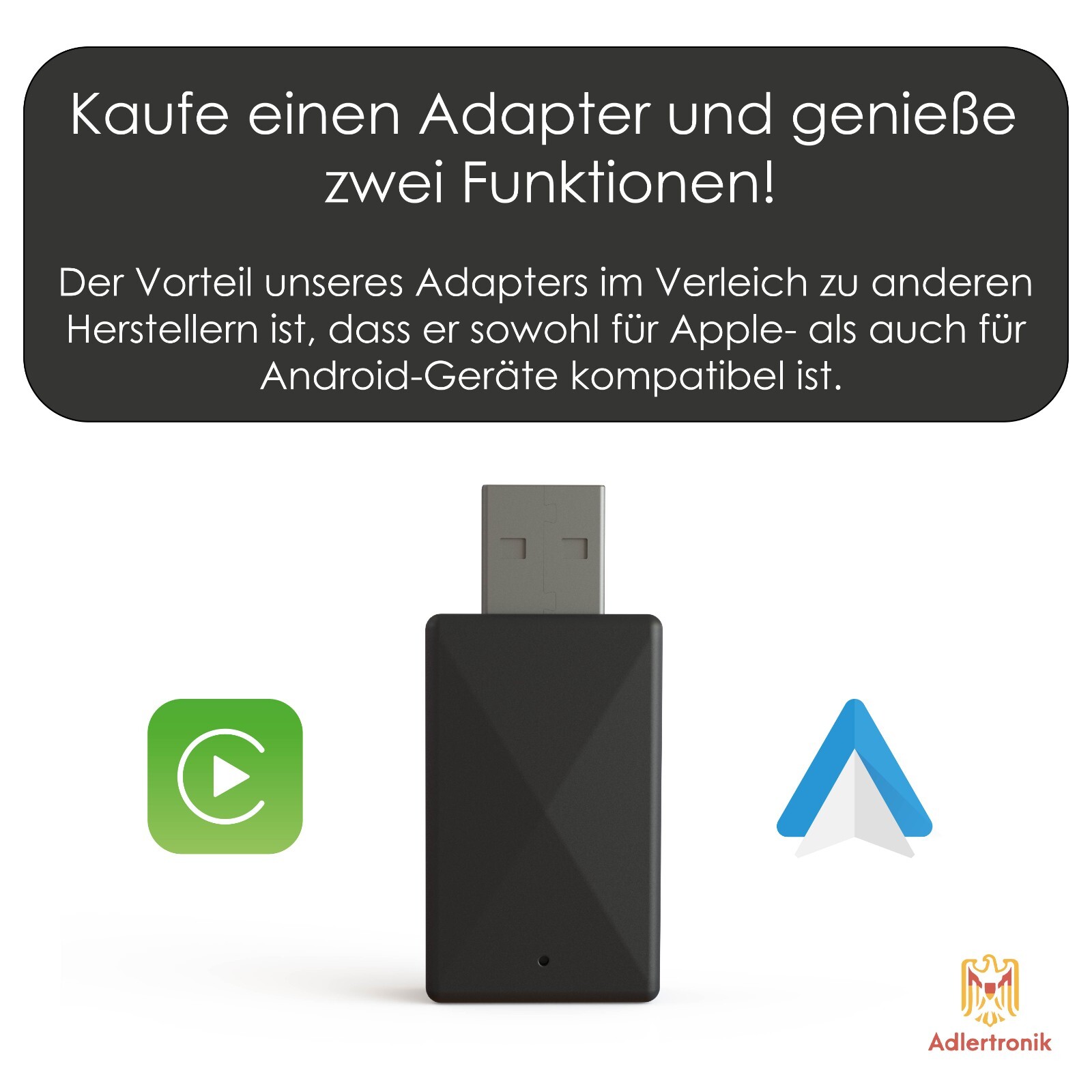 Für Range Rover / Land Rover Apple Carplay Wireless Android CarPlay Adapter