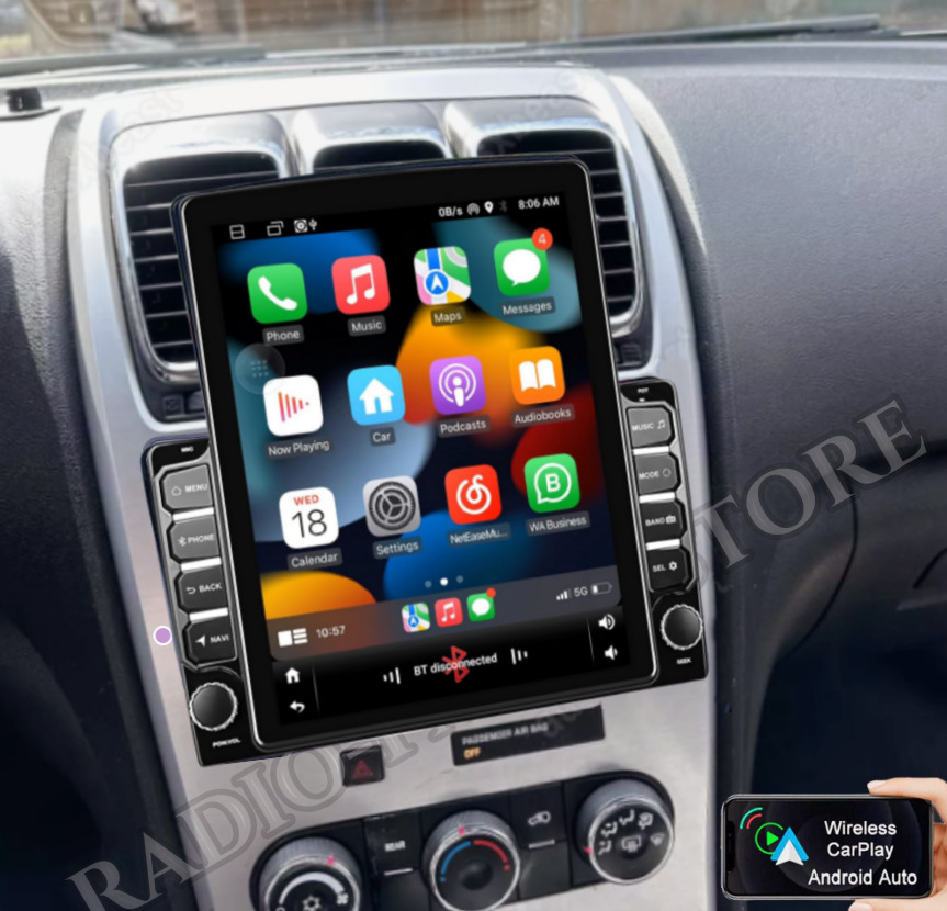 9.7” For 2007-2019 GMC Acadia Sierra Android 13 Carplay Car Stereo Radio +Cam