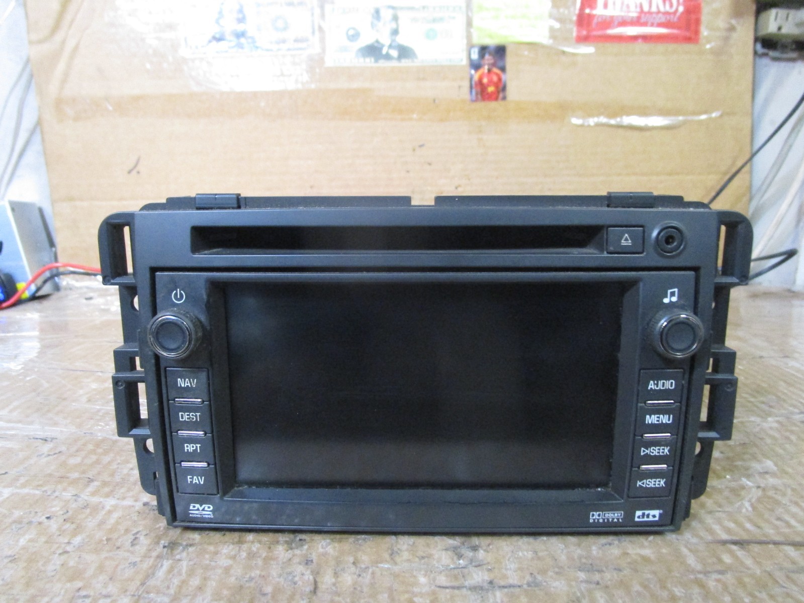 07-14 Chevy Tahoe Radio Stereo Navigation CD Player Receiver Display 15882766