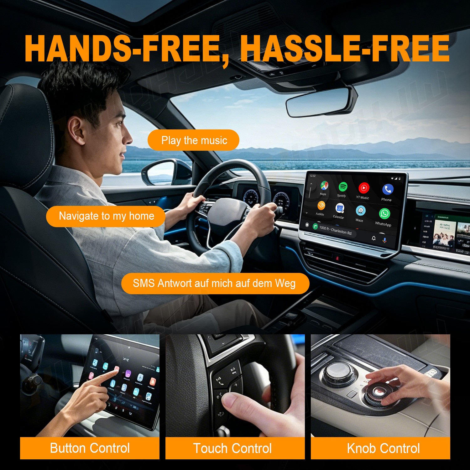 Wired to Wireless Carplay Adapter for Acura MDX 2019-2026