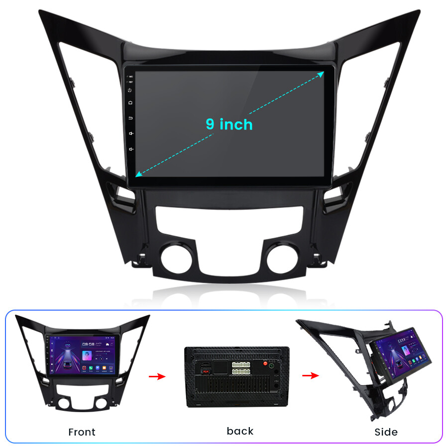 Car Stereo Radio Android 15 GPS Navi Wifi FM BT For 2011-2015 Hyundai Sonata 64G