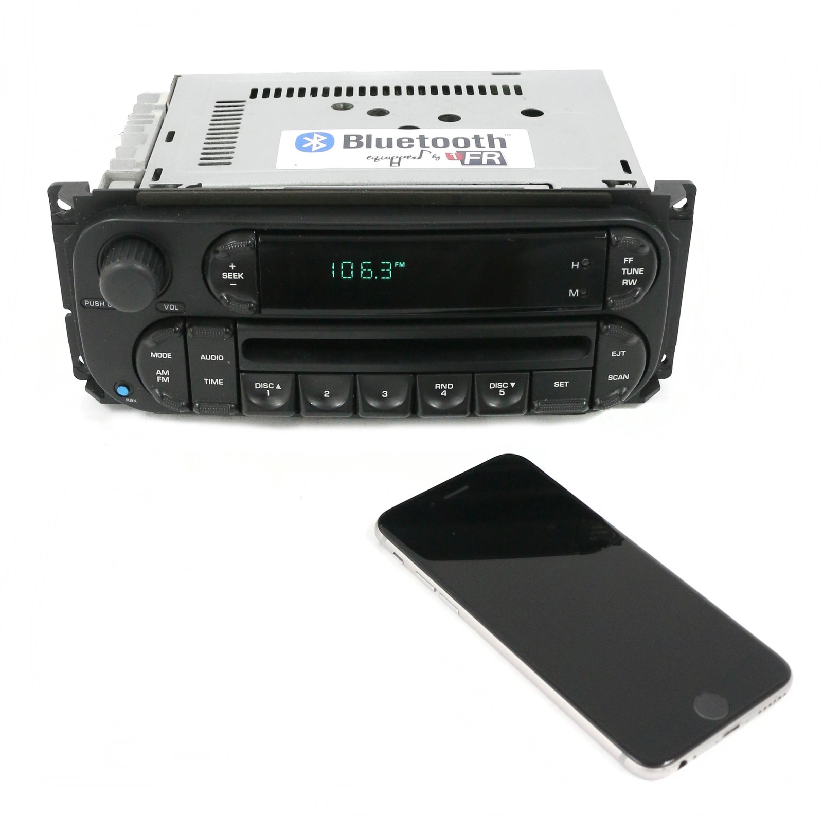 Chrysler Jeep Dodge RBK Digital 22-10 Radio 02-07 AM FM CD Bluetooth Pigtail Aux