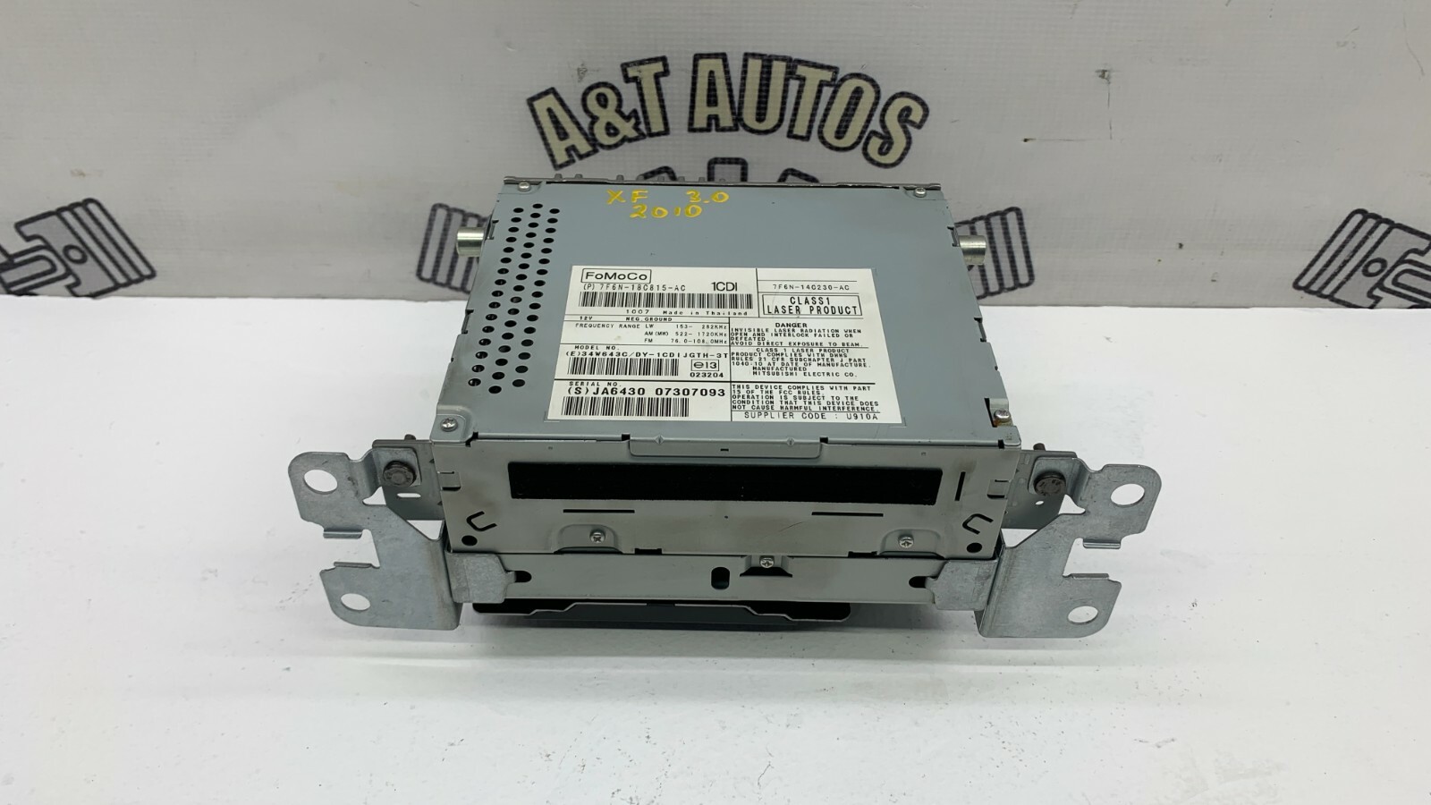 JAGUAR XF X250 RADIO STEREO CD PLAYER HEAD UNIT 7F6N-18C815-AC 2008-2011