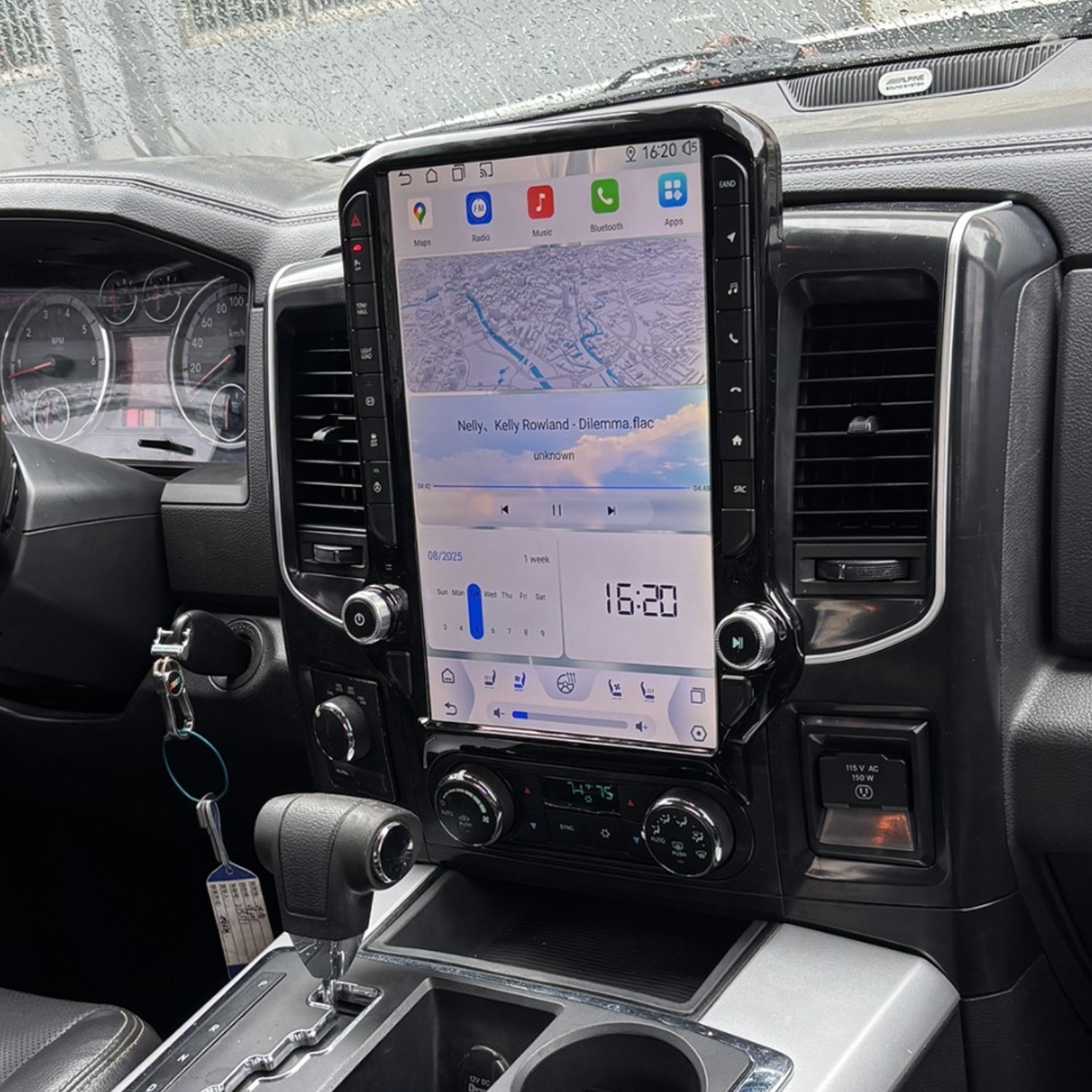 For Dodge RAM 1500 2500 3500 2008-2013 GPS tesla bluetooth carplay RAM Android