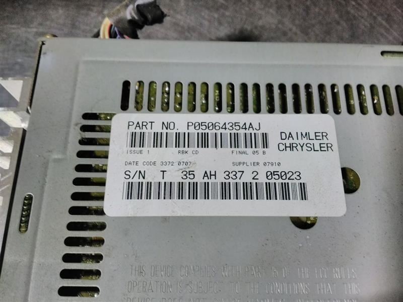 Audio Equipment Radio Receiver Radio ID Rbk Fits 02-07 CARAVAN 173067