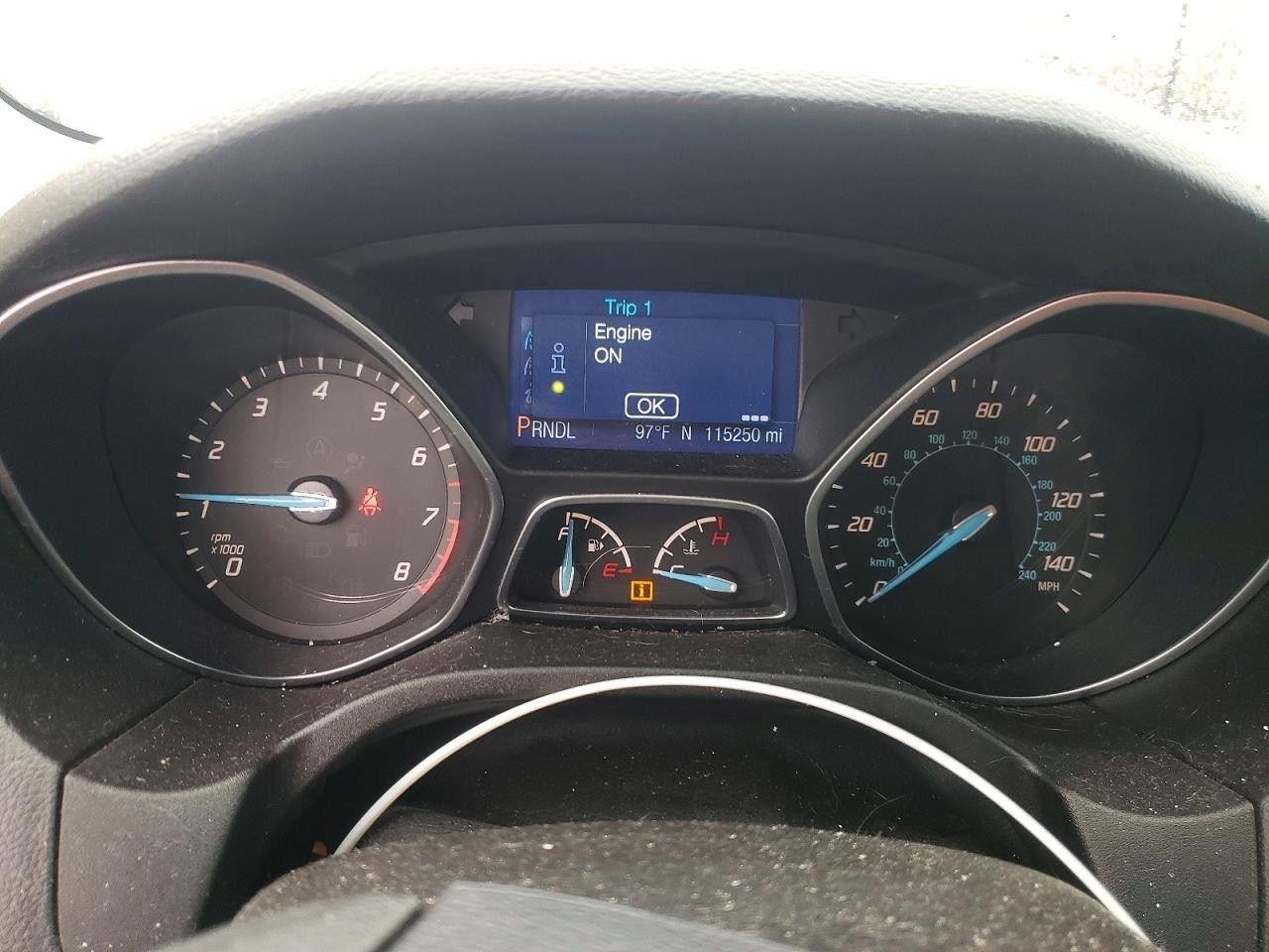 2013-2014 Ford Focus Radio Control Panel Sync OEM 1535224