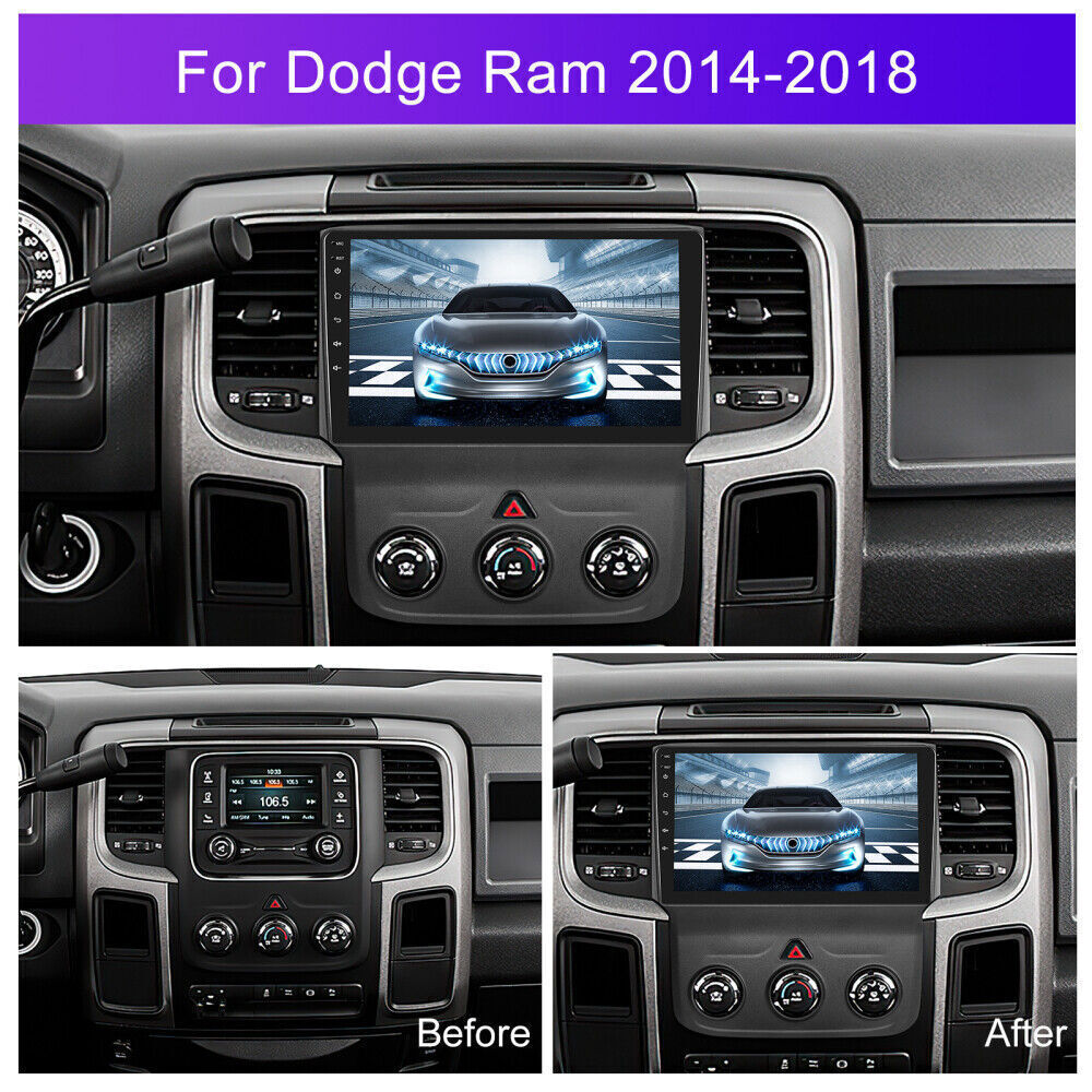 Car Radio Apple Carplay For 2013-2018 Dodge Ram 1500 2500 3500 Stereo 2016 2017