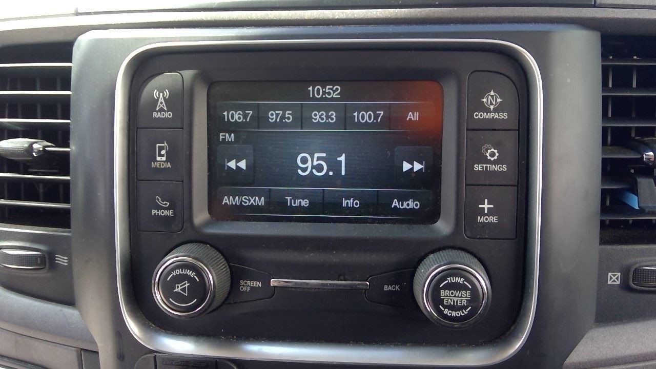 Audio Equipment Radio Display And Receiver Fits 17 DODGE 1500 PICKUP 12877367