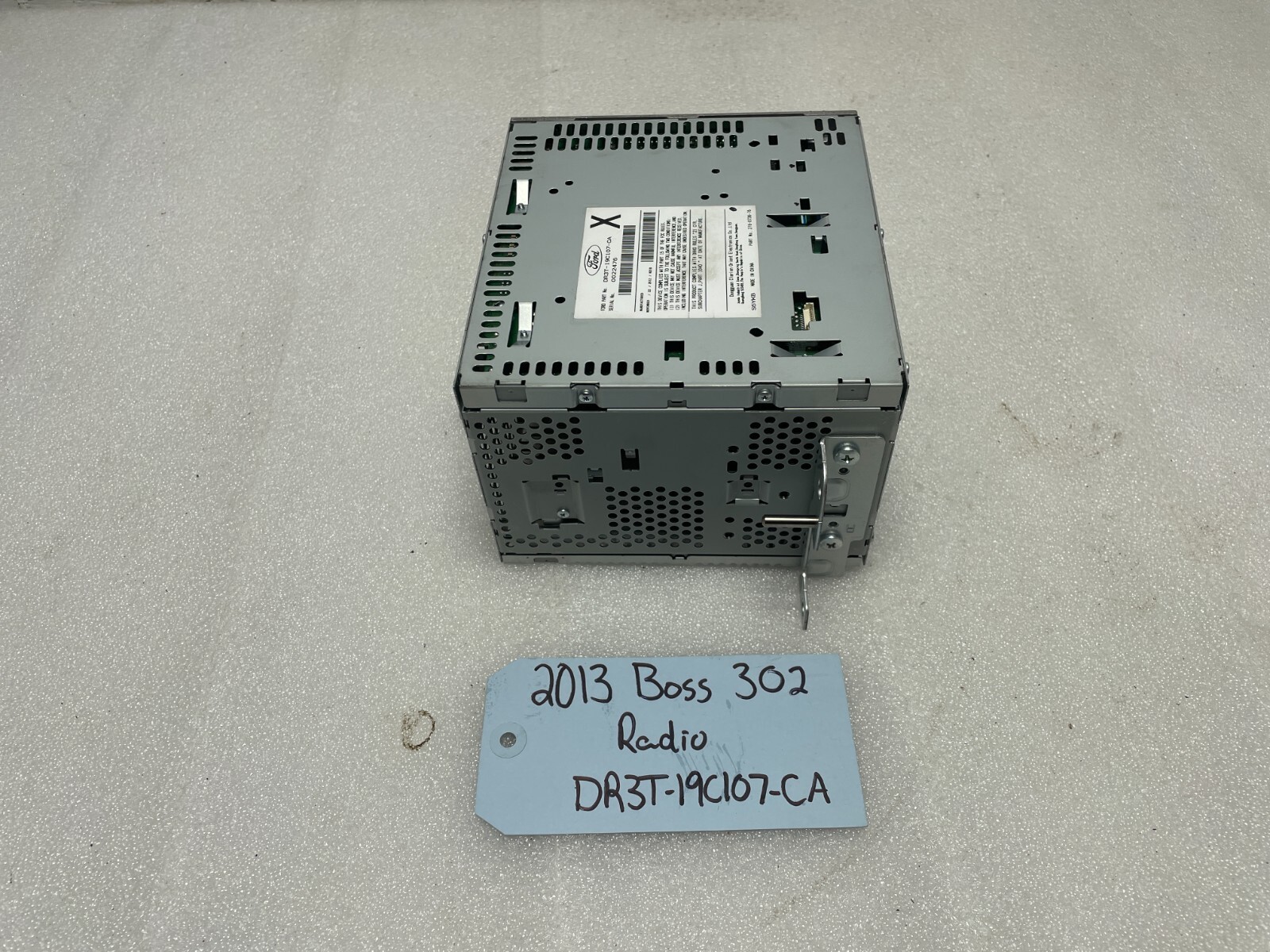 13 FORD MUSTANG 5.0 BOSS 302 OEM RADIO STEREO HEAD UNIT ONLY 2K! DR3T-19C107-CA