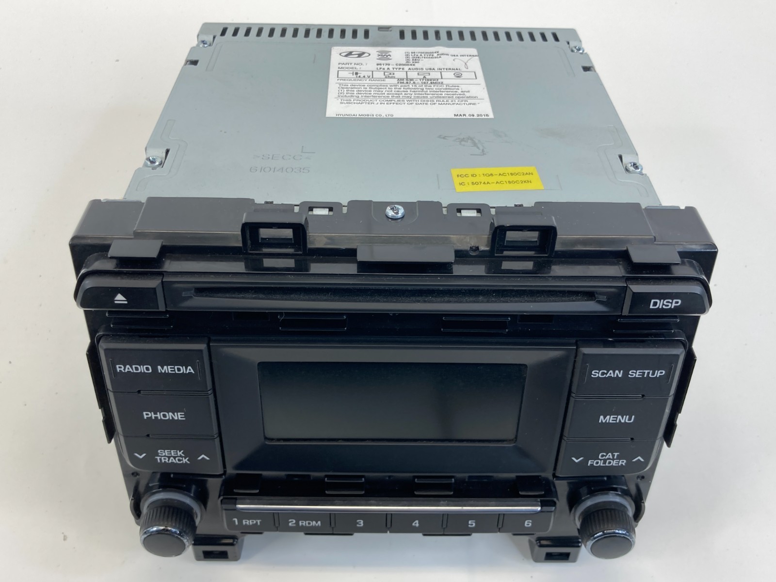 2015-2017 HYUNDAI SONATA AM FM CD RADIO RECEIVER UNIT 96170-C2000-4X OEM