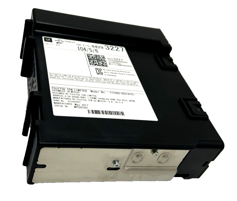 84293227 OEM ACDelco Radio Assembly Reciever 2016-2016 Chevrolet Silveraro 1500