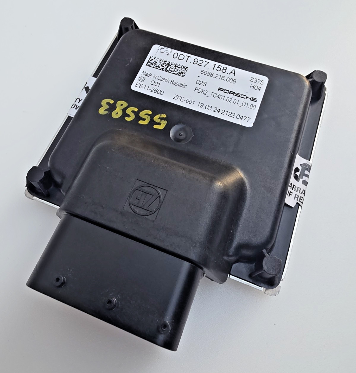 Porsche PDK TCU Transmission Control Module 0DT927158A ZF ESII-2600 Genuine OEM