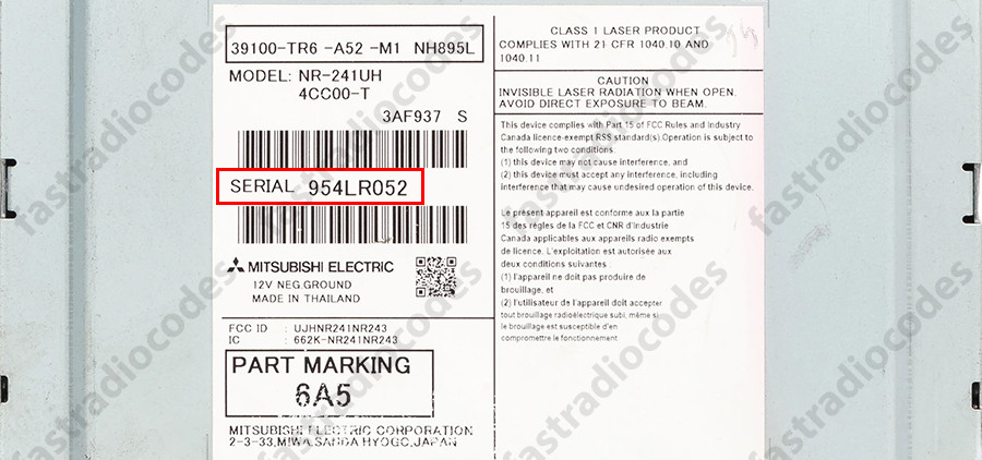 ✅HONDA FIT CAR RADIO NAVI ANTI-THEFT UNLOCKING PIN CODE FAST & RELIABLE✅