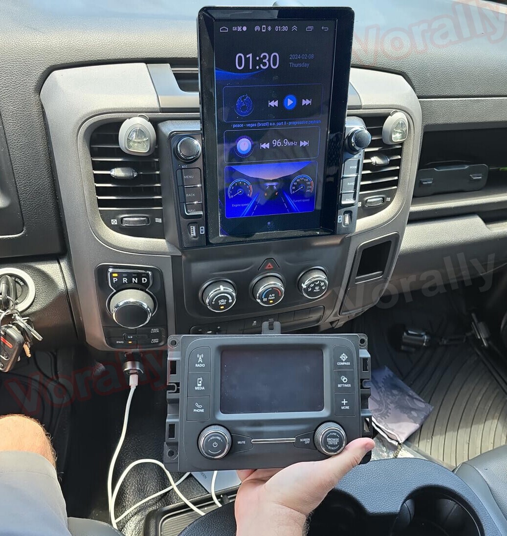 For 2013-2018 Dodge Ram 1500 2500 3500 Android 14 CarPlay Car Stereo Radio GPS