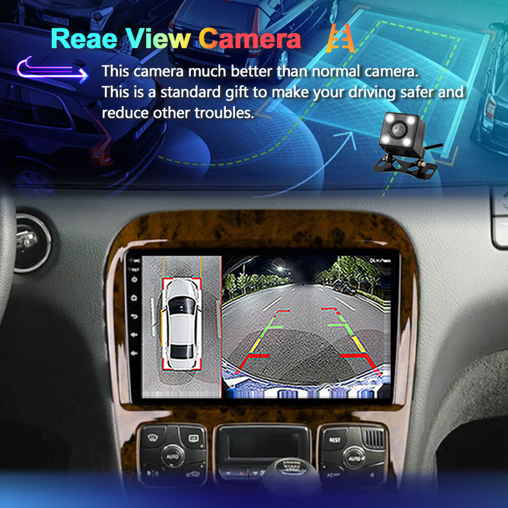 For Mercedes-Benz S Class W220 CAR PLAY ANDROID 14 AUTO CAR STEREO HEAD UNIT AHD