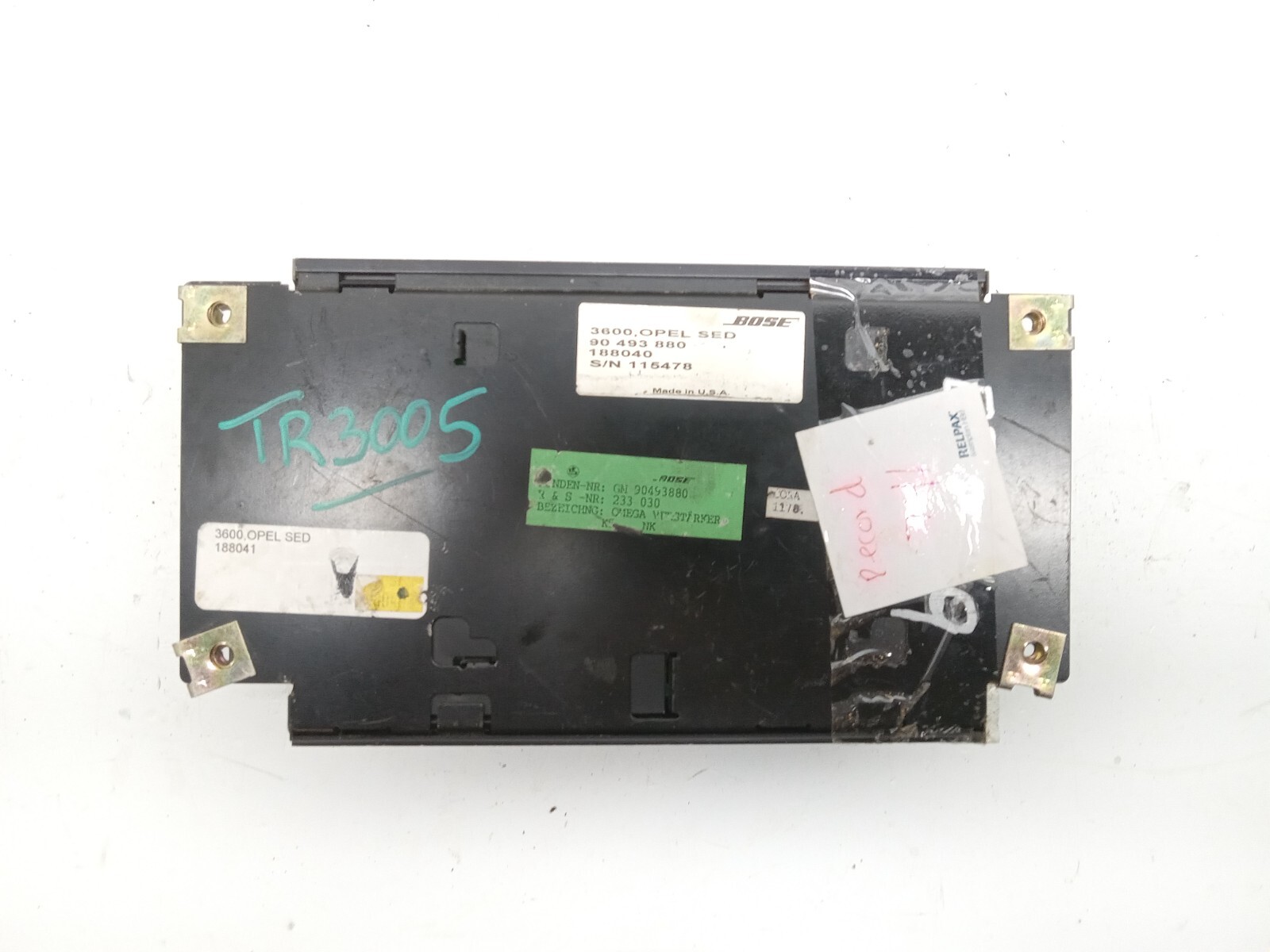 1997-1999 CADILLAC CATERA RADIO STEREO AUDIO AMPLIFIER OEM, 638-01320