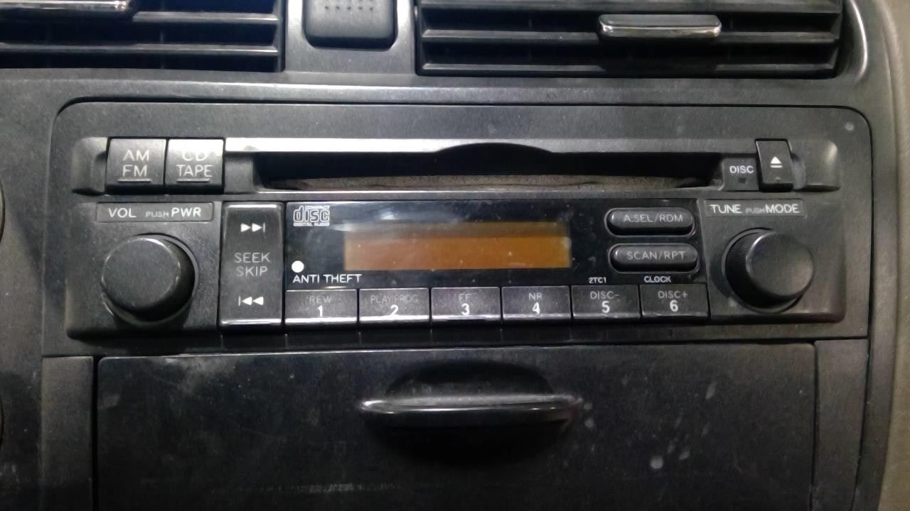 Radio Player Radio Am-fm-cd Sedan Black Face Plate Fits 02-03 CIVIC 1152080