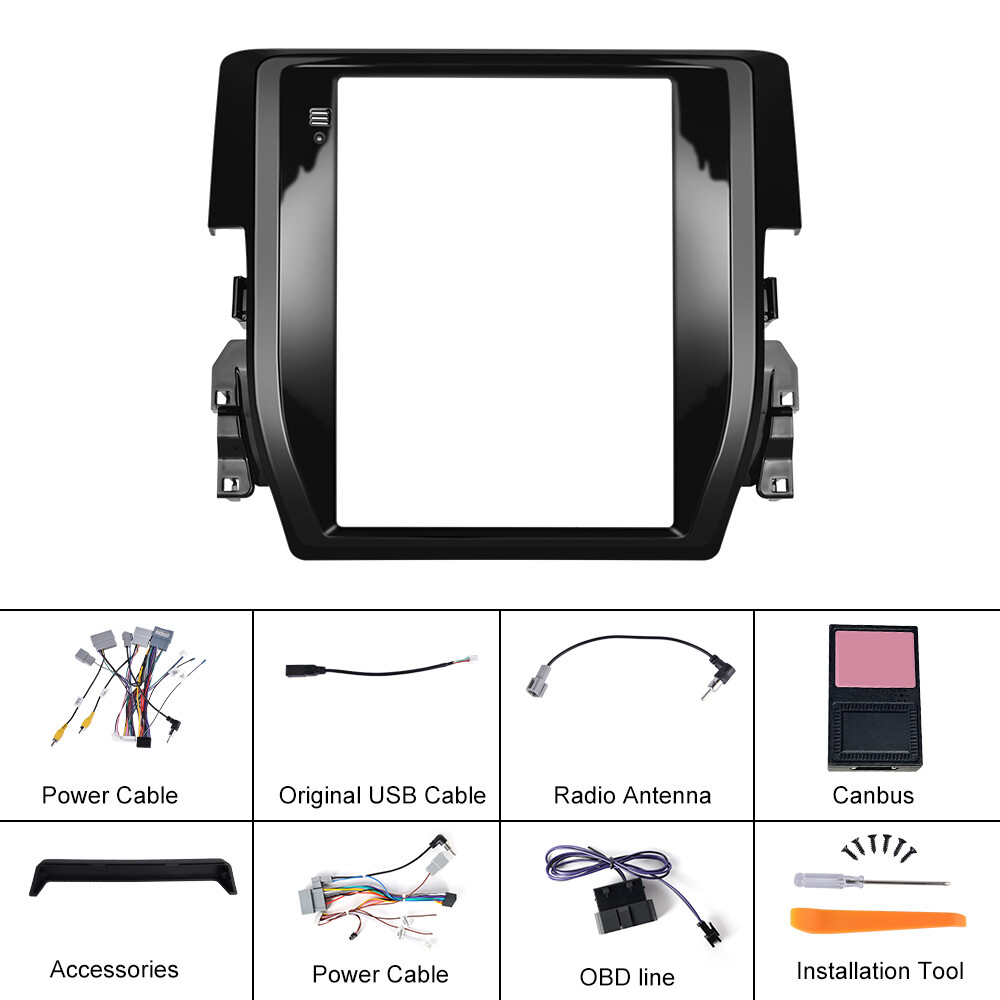 64GB Carplay For Honda Civic 2016-2020 Car Stereo Android 15 GPS Navi Radio 9.7″