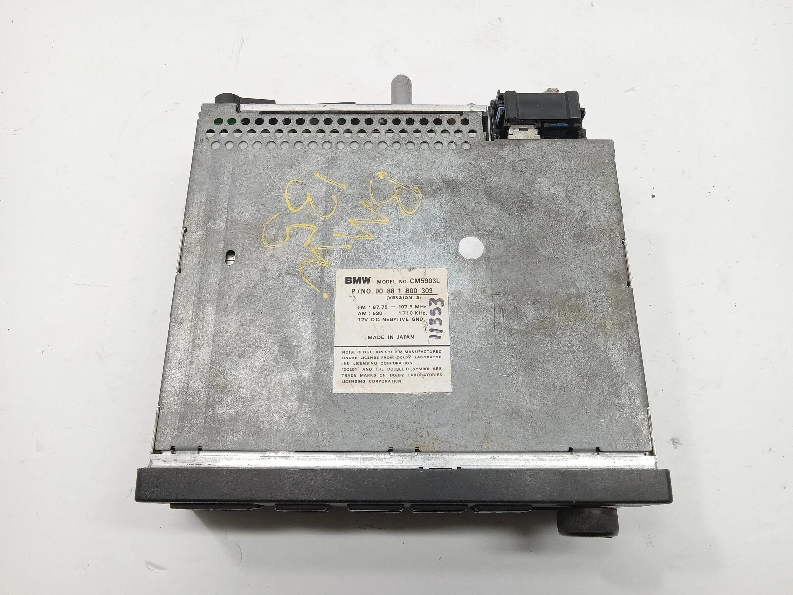 1993 BMW 325I AM-FM STEREO AUDIO RADIO RECEIVER OEM, CM5903L